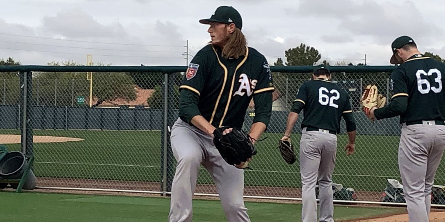 Oakland Athletics' A.J. Puk, Sean Manaea take hair seriously