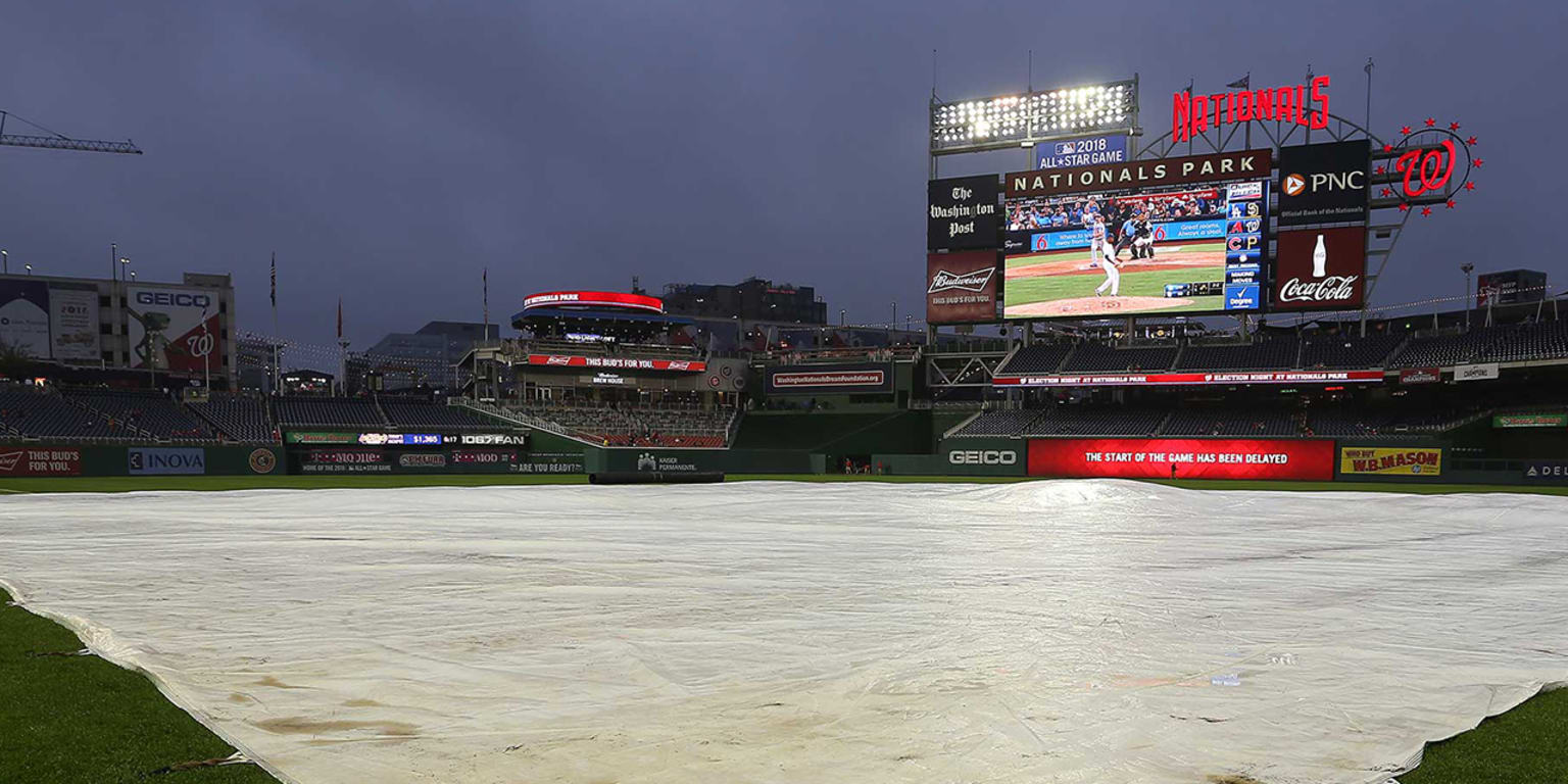 Phillies-Nationals series opener postponed due to inclement weather