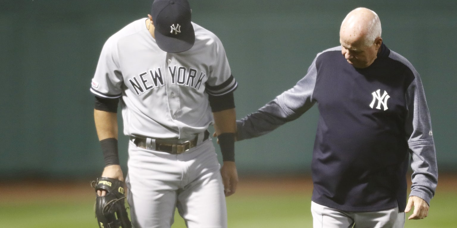 New York Yankees' Mike Tauchman leaves game vs. Red Sox with injury