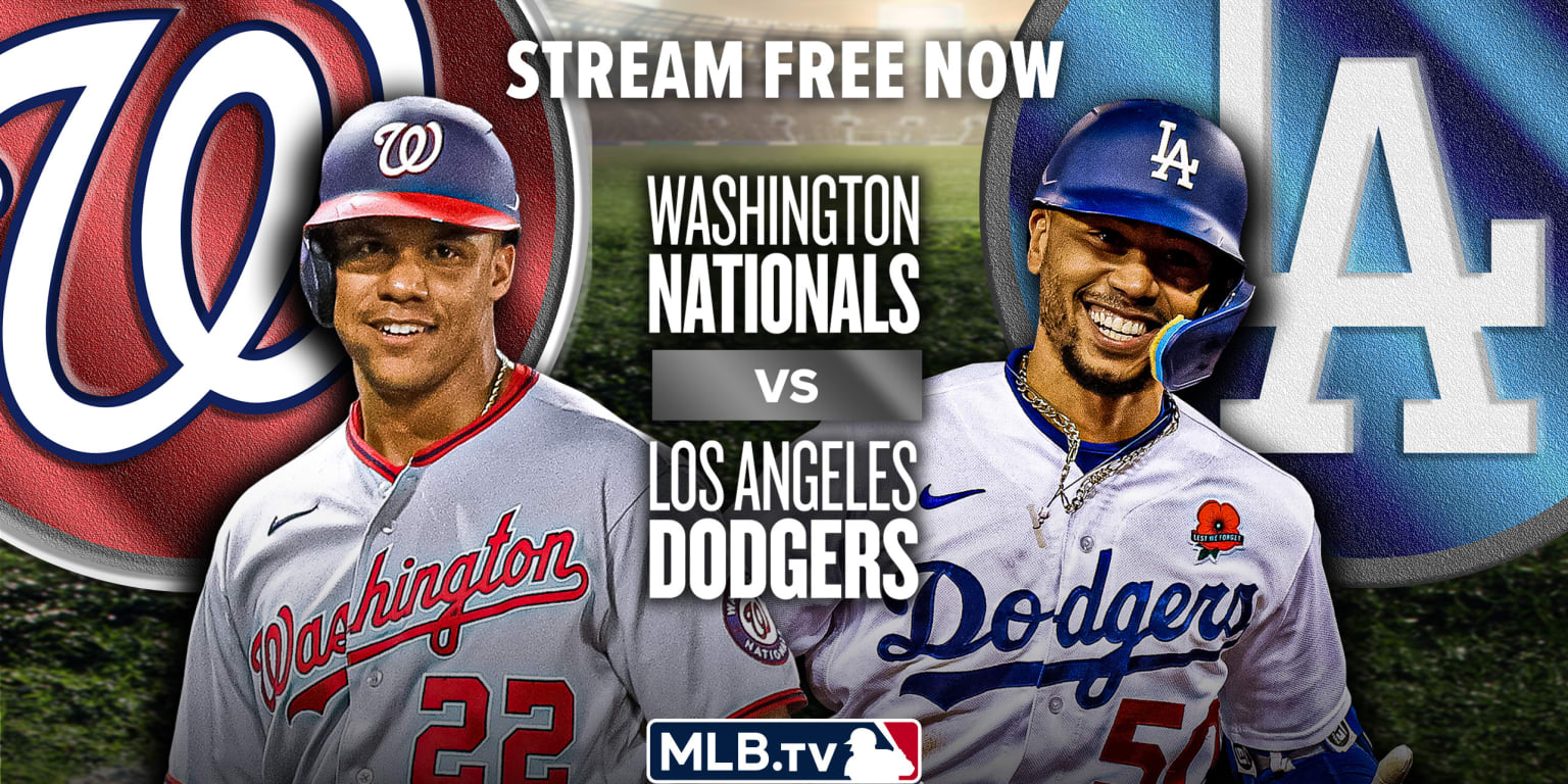 Nationals, Dodgers meet in MLB.TV Free Game of the Day