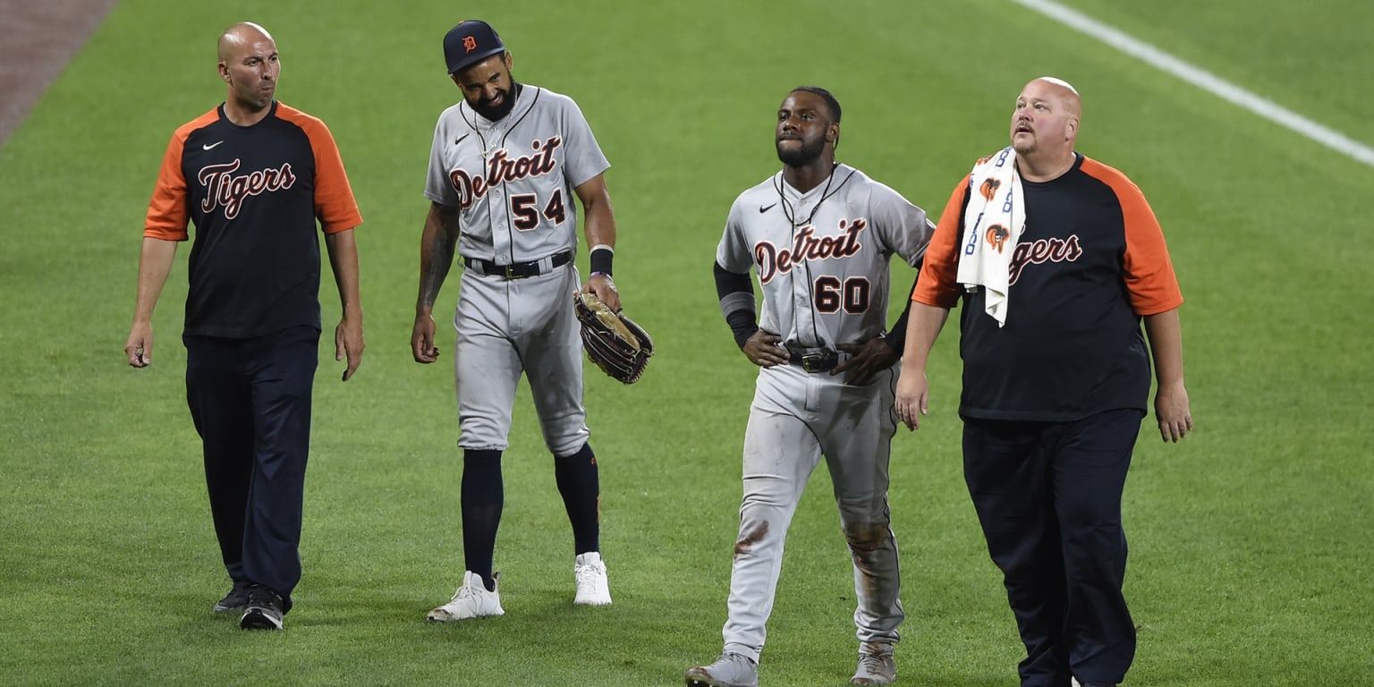 What had Detroit Tigers' Akil Baddoo rushing to airport after big hit?