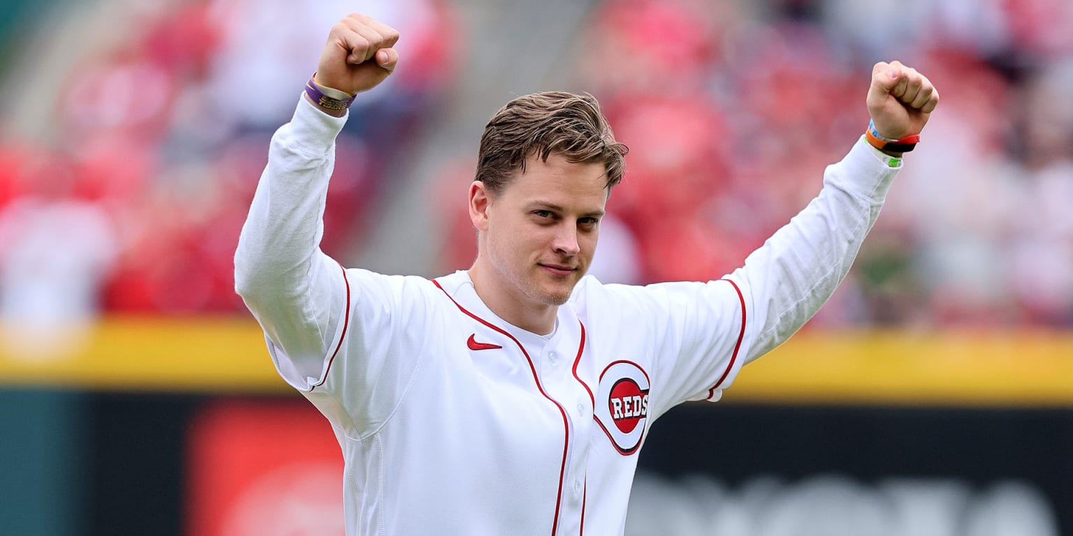 Joe Burrow Throws Perfect First Pitch At Reds' Opening Day Game