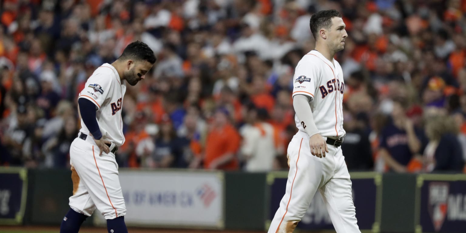 Astros' offense stalls in ALCS Game 1