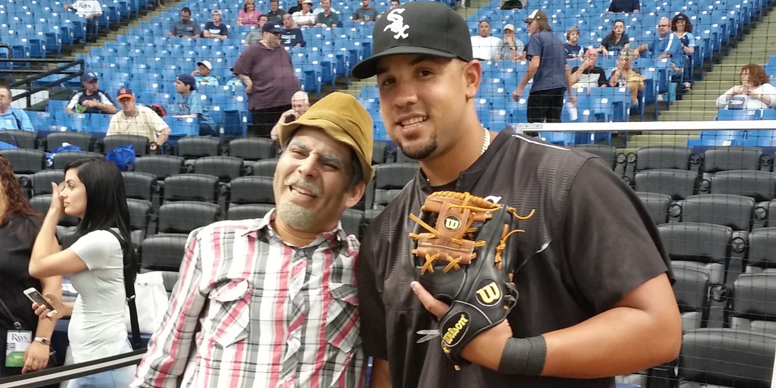 Jose Abreu of the Chicago White Sox poses for a photo with his