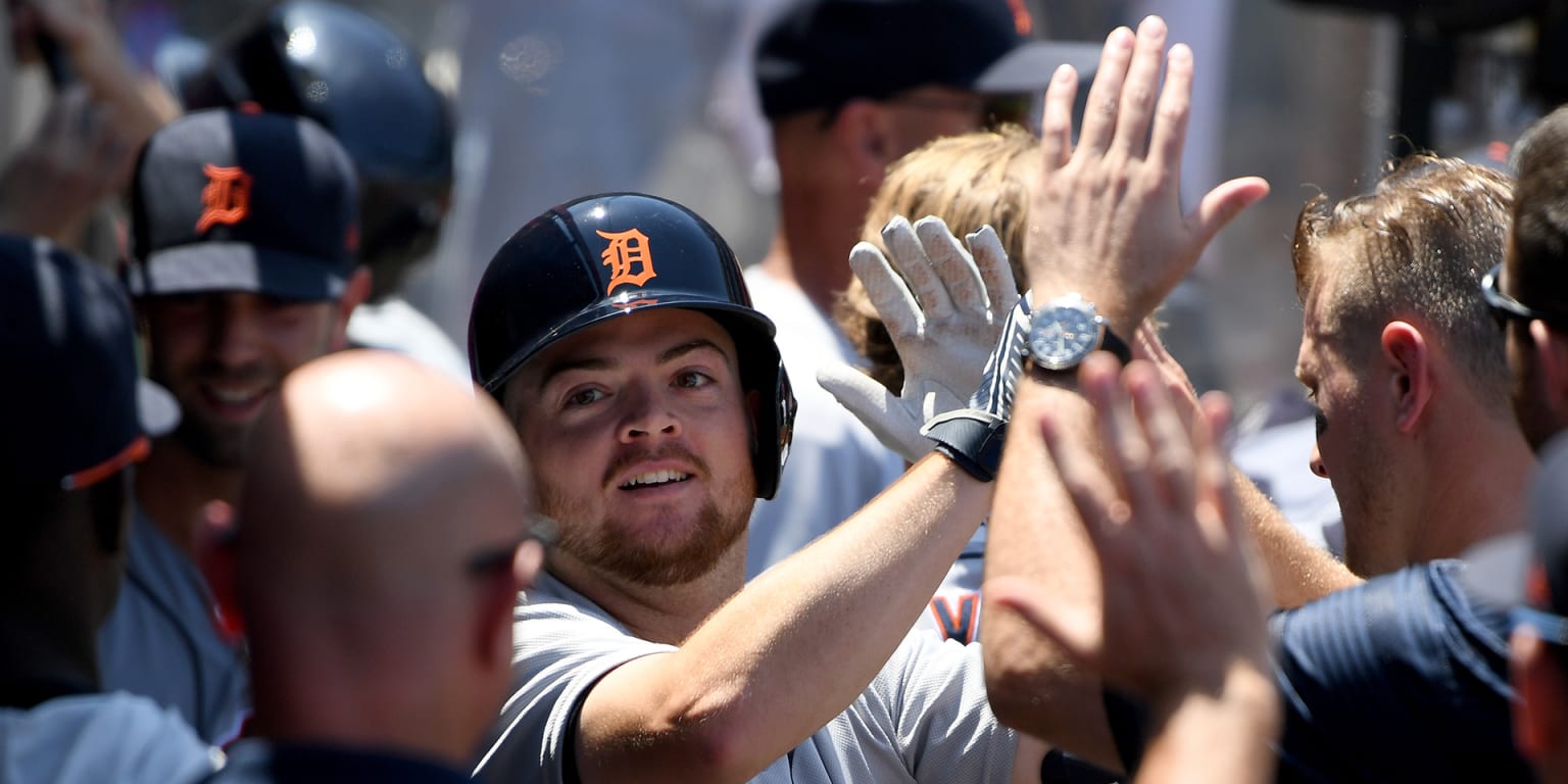 Jake Rogers hits first career home run in win