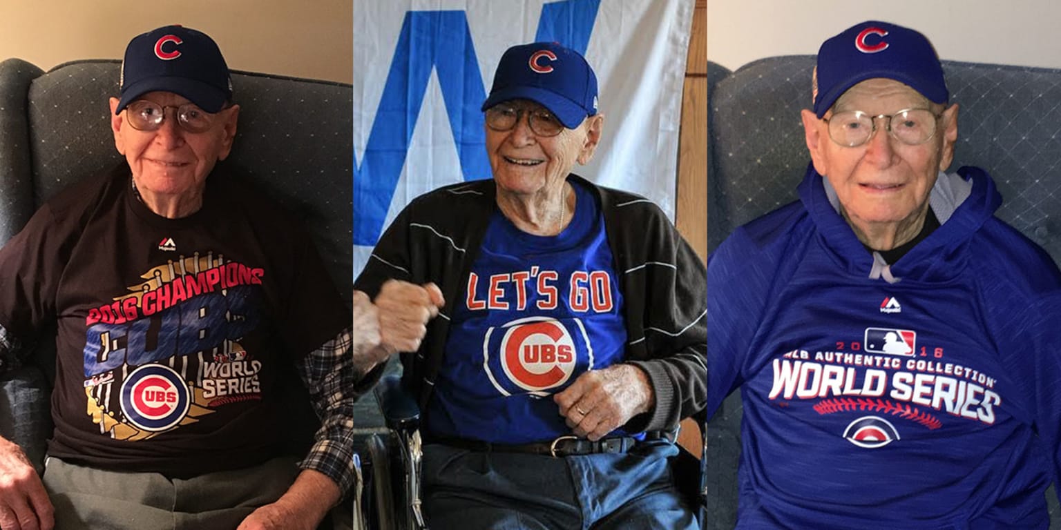 105 year old Cubs fan enjoys World Series win