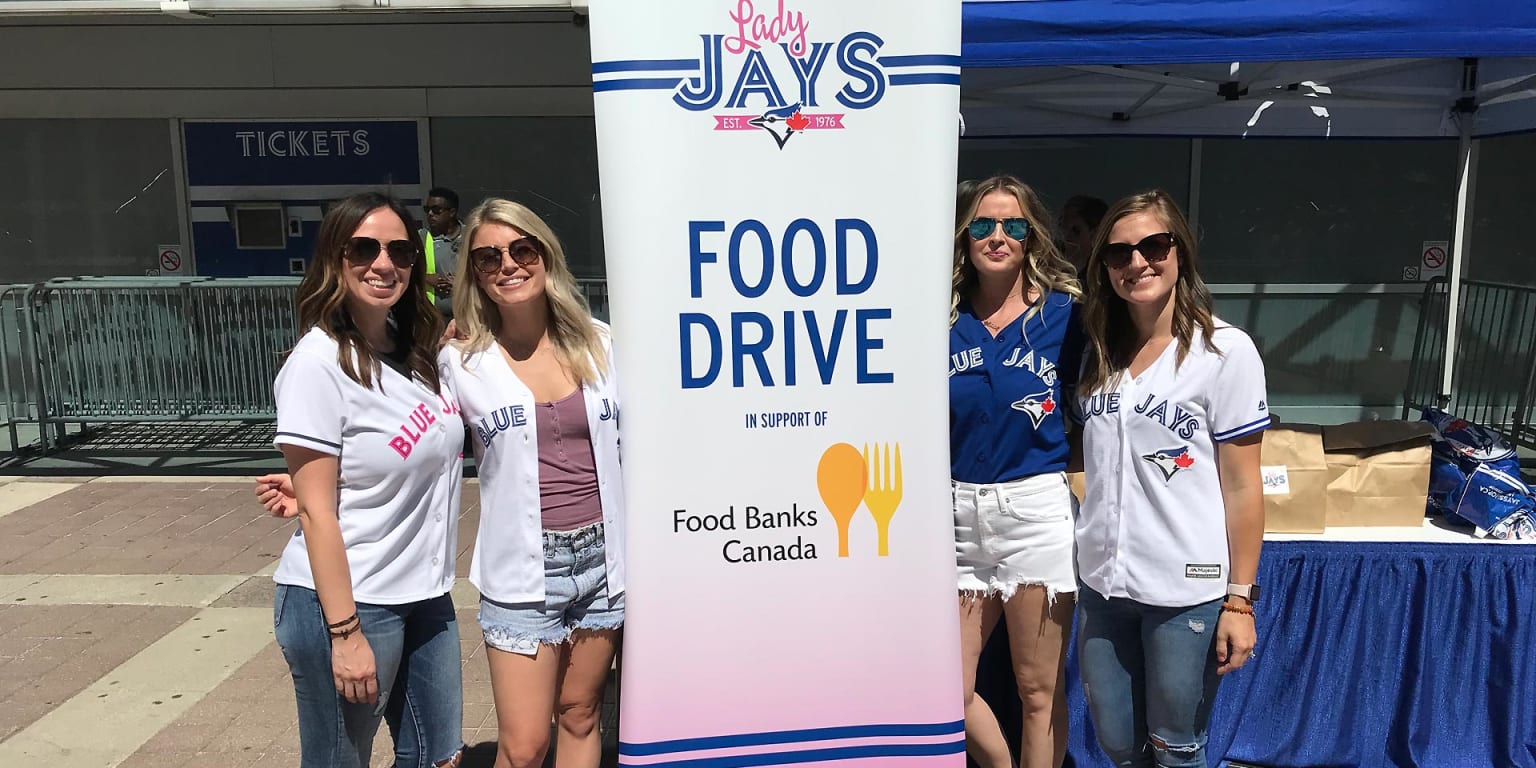 Toronto Blue Jays on X: Our 33rd Annual Lady Jays Food Drive in support of  @foodbankscanada continues all weekend! Donate & purchase a mystery bag  at Gates 3/5/10!  / X