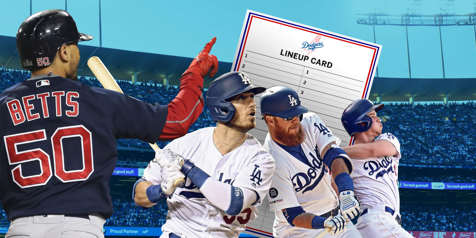 Los Angeles Dodgers Uniform Lineup