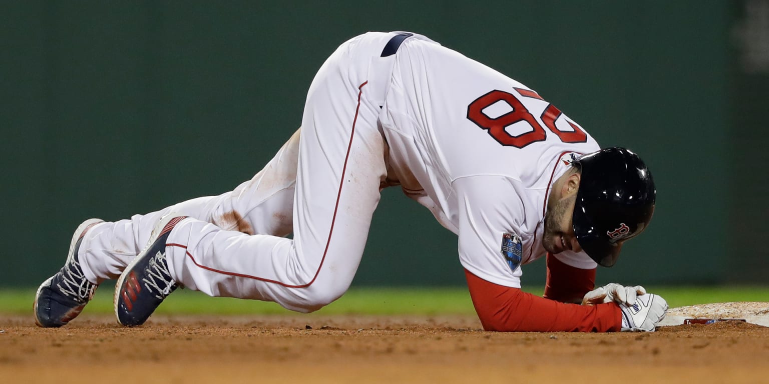 J.D. Martinez may miss G3 with ankle injury