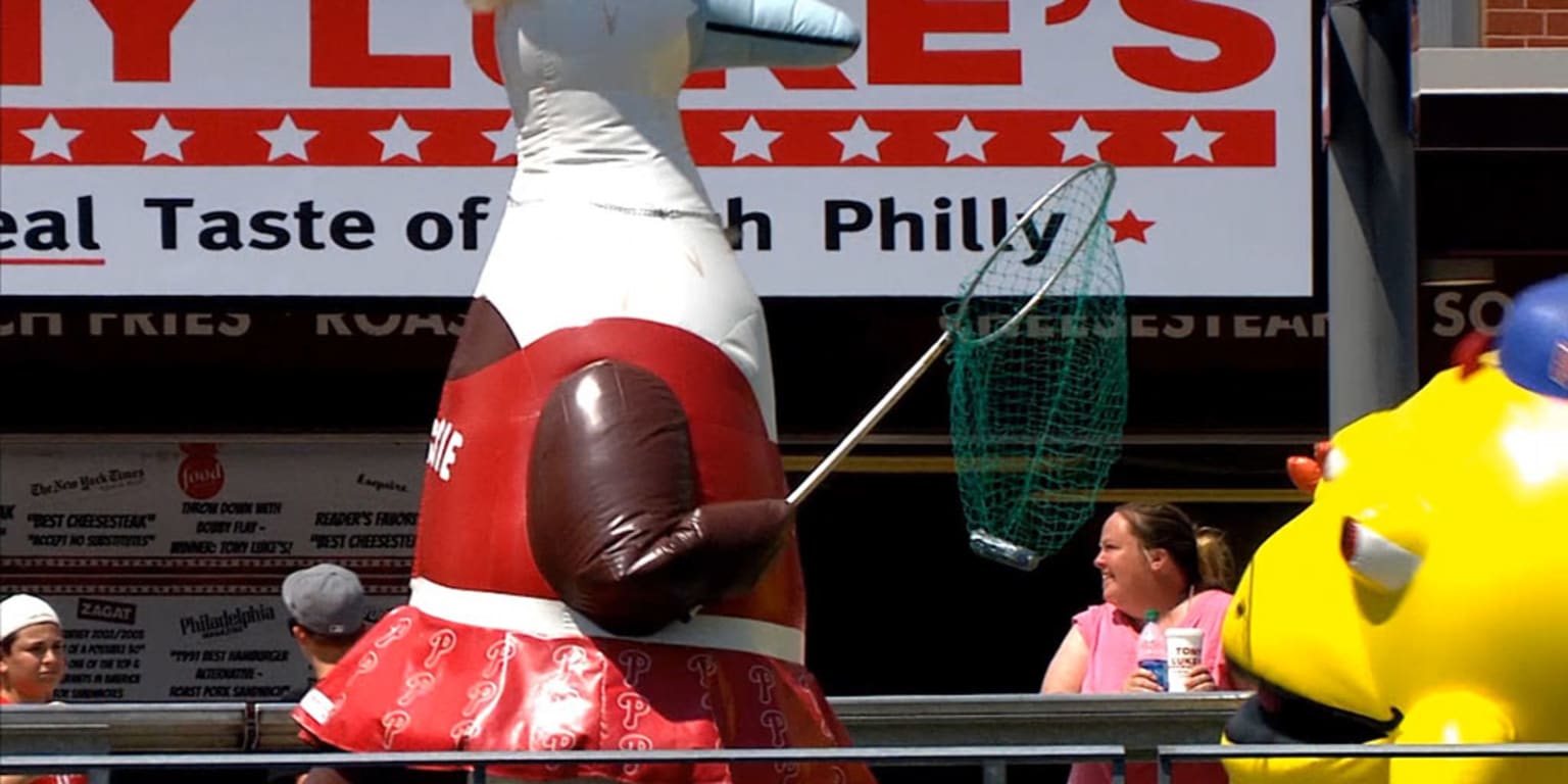 Philly Phanatic hot dog vista baby Fighting Baseball Shirt - Limotees