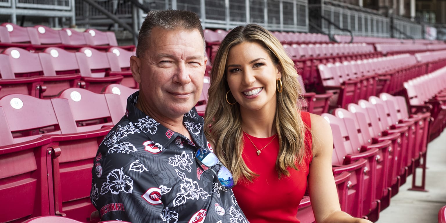 Cincinnati's been great': Annie Sabo interviews dad Chris Sabo before Reds  home opener