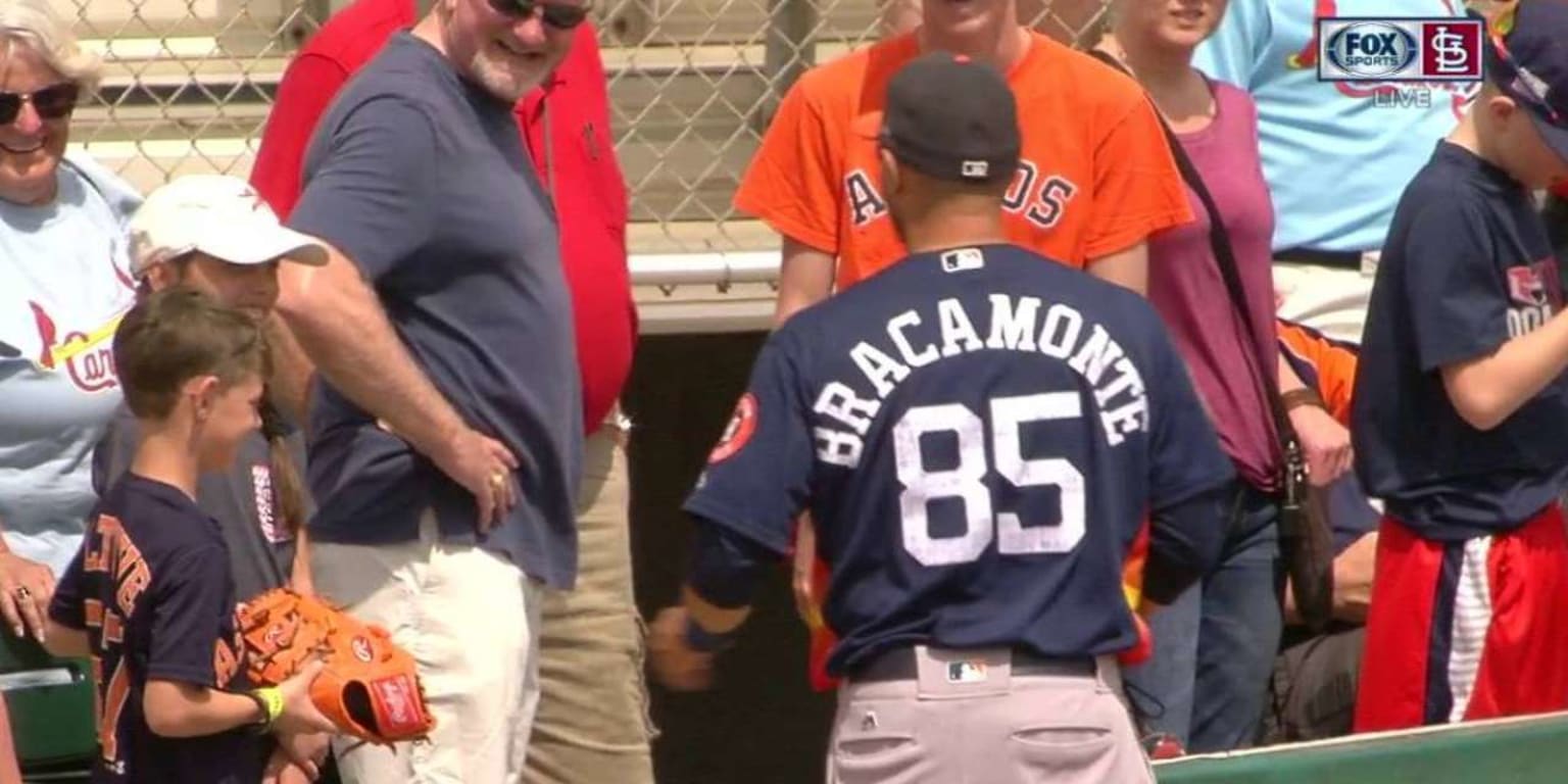 Javier Bracamonte Makes This Astros Fan's Dream Come True, by  MLB.com/blogs