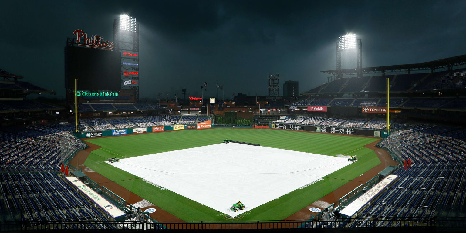 Braves, Phillies are rained out and the game is rescheduled as