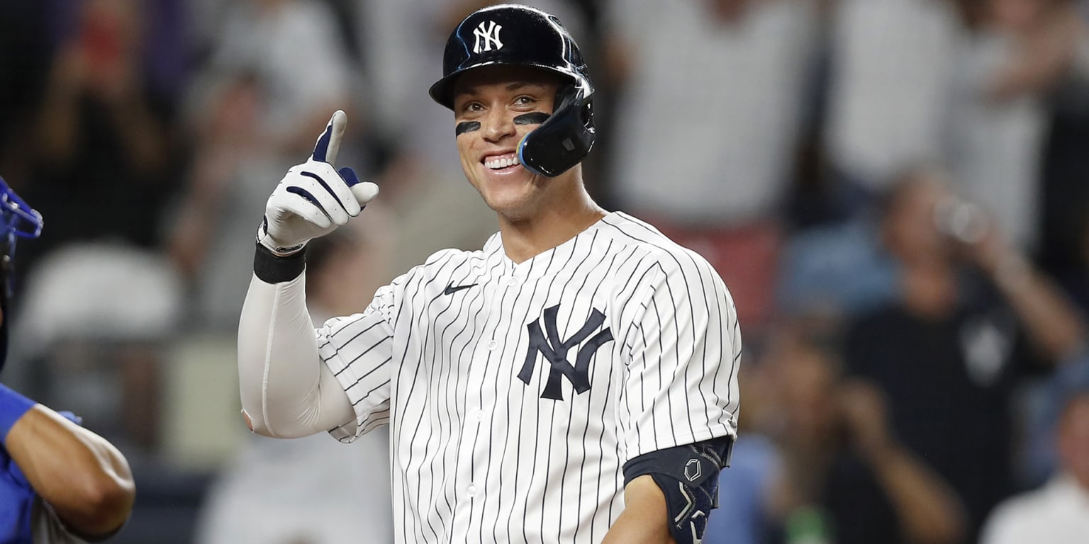 Aaron Judge home run record: Fan leaps out of stands for historic