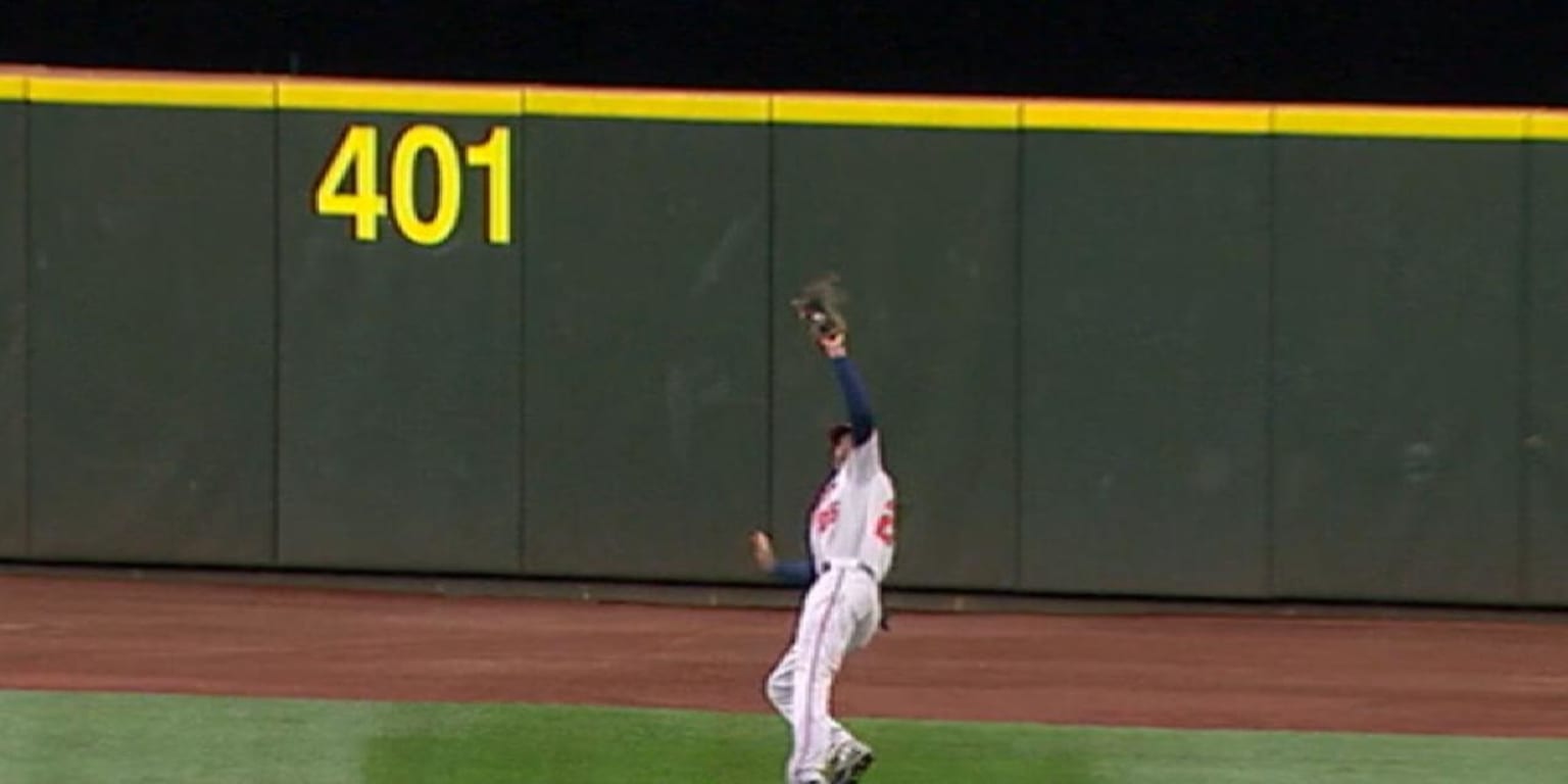 Byron Buxton showed no regard for the wall as he made this insane