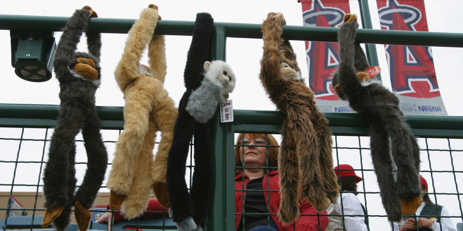 Anaheim Angels Red Rally Monkey Stuffed Animal