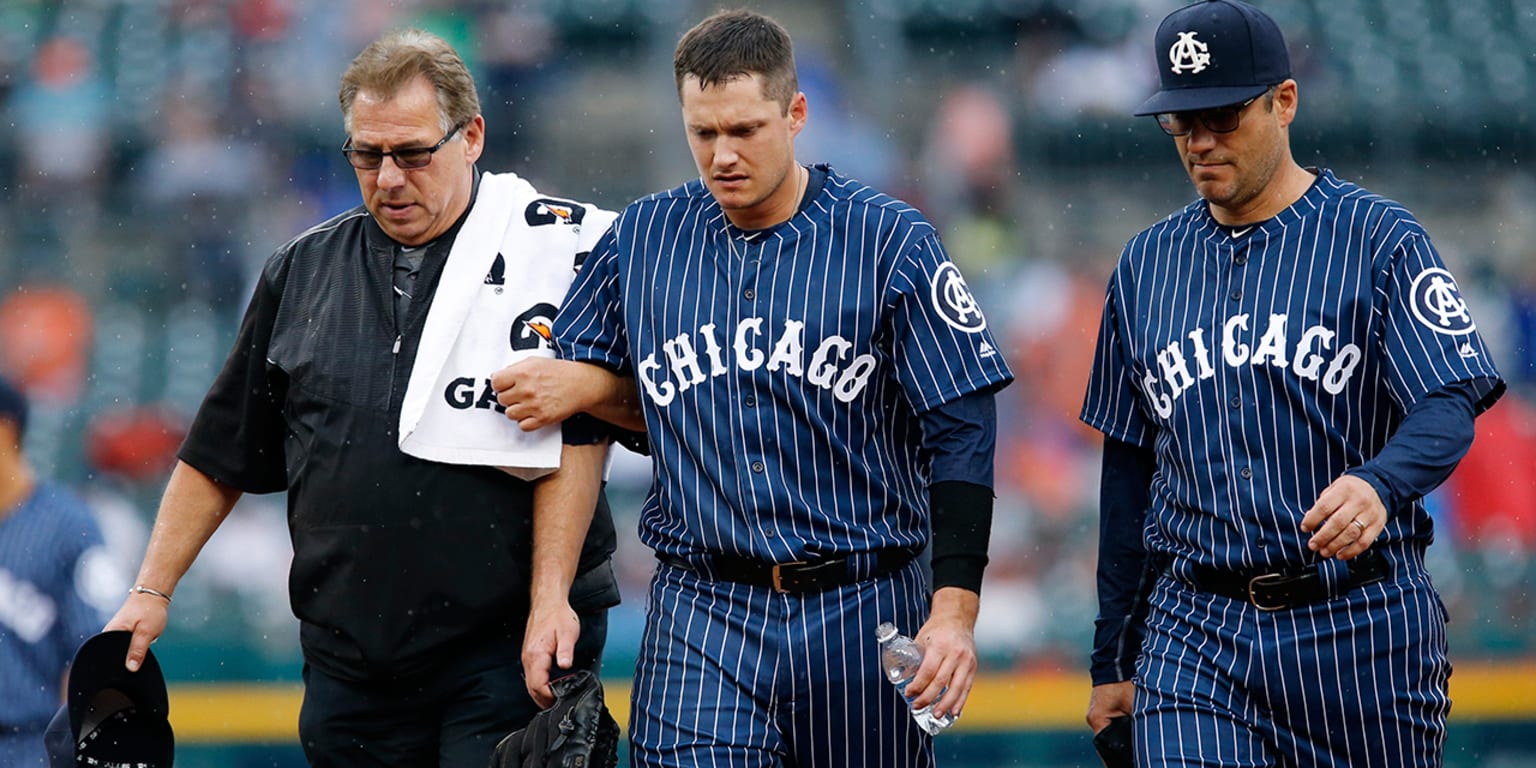 Jason Coats has outfield collision in debut