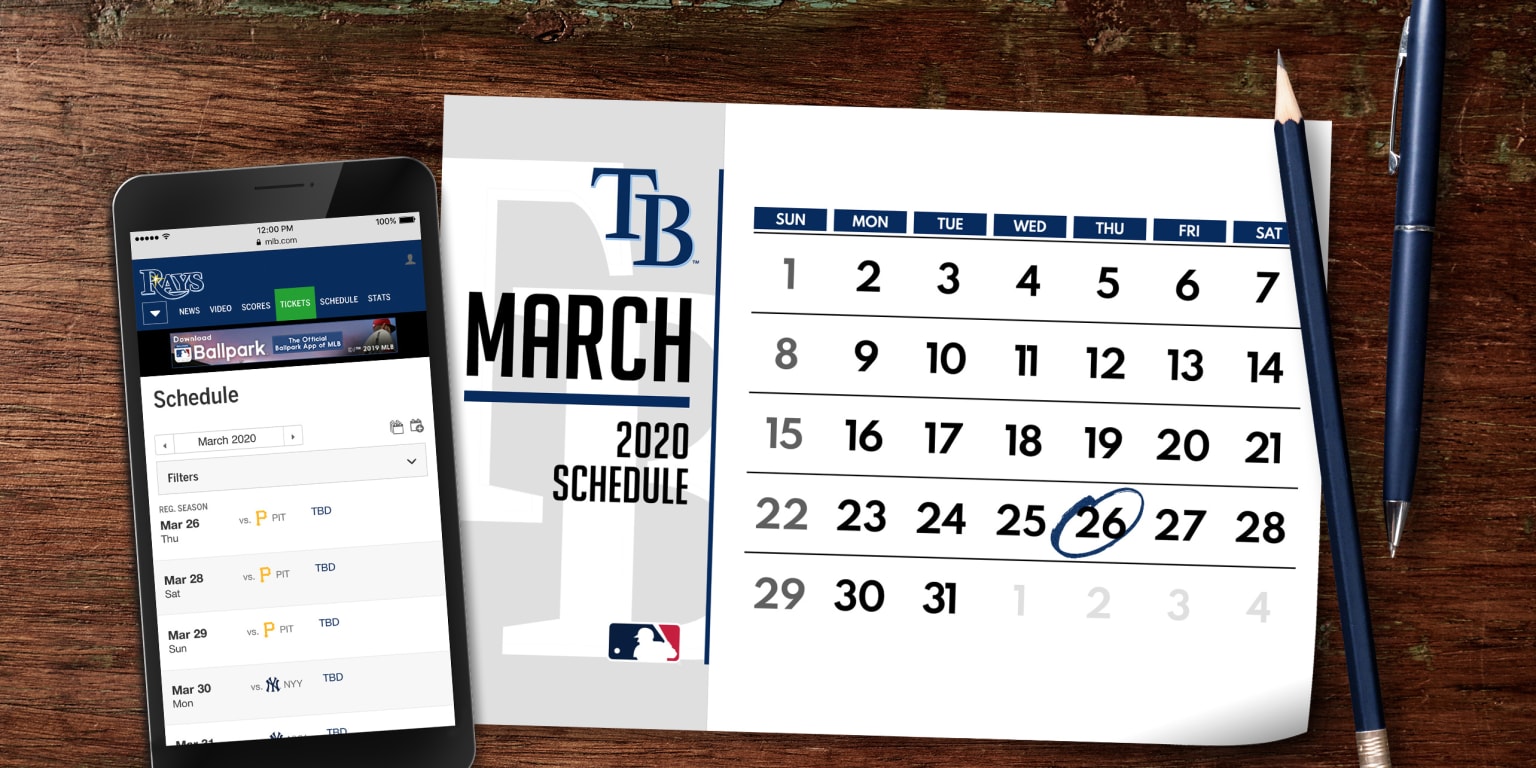 Tampa Bay Rays 2020 schedule preview