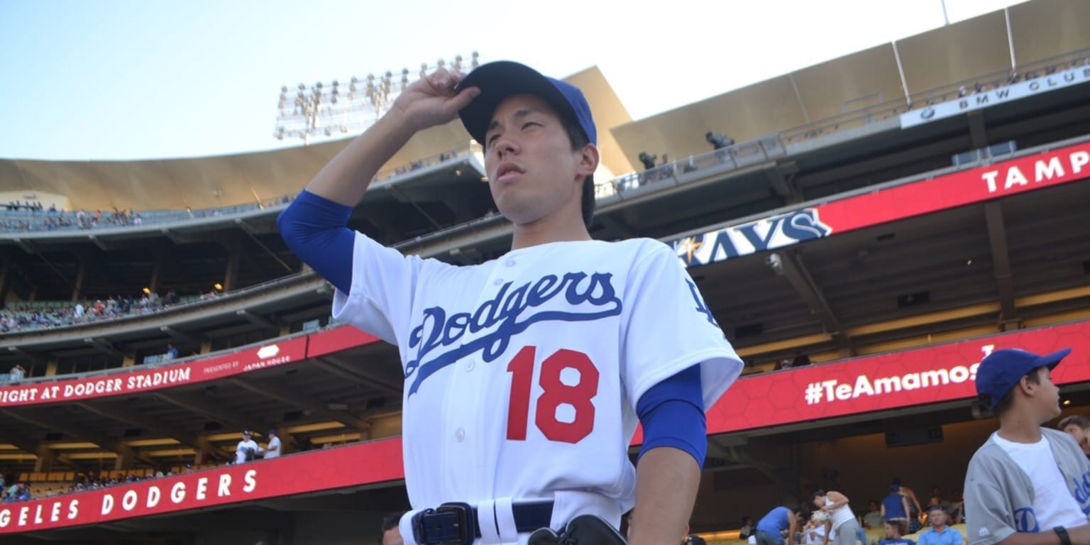 Rafu Shimpo - #Dodgers pitcher Kenta Maeda posed with