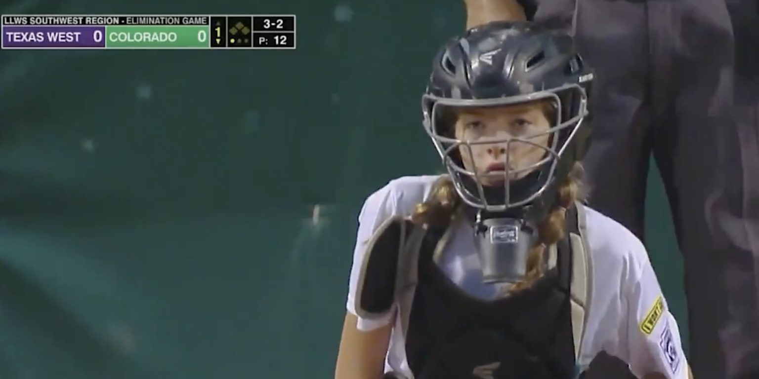 Ella Bruning is Texas West Little League's star catcher