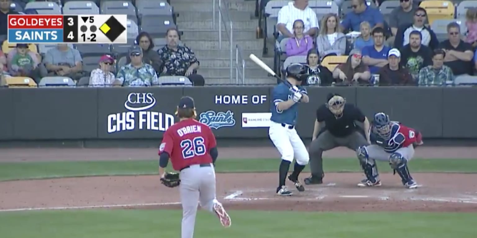 Watch this catcher make a slick behindtheback snag on a foul tip