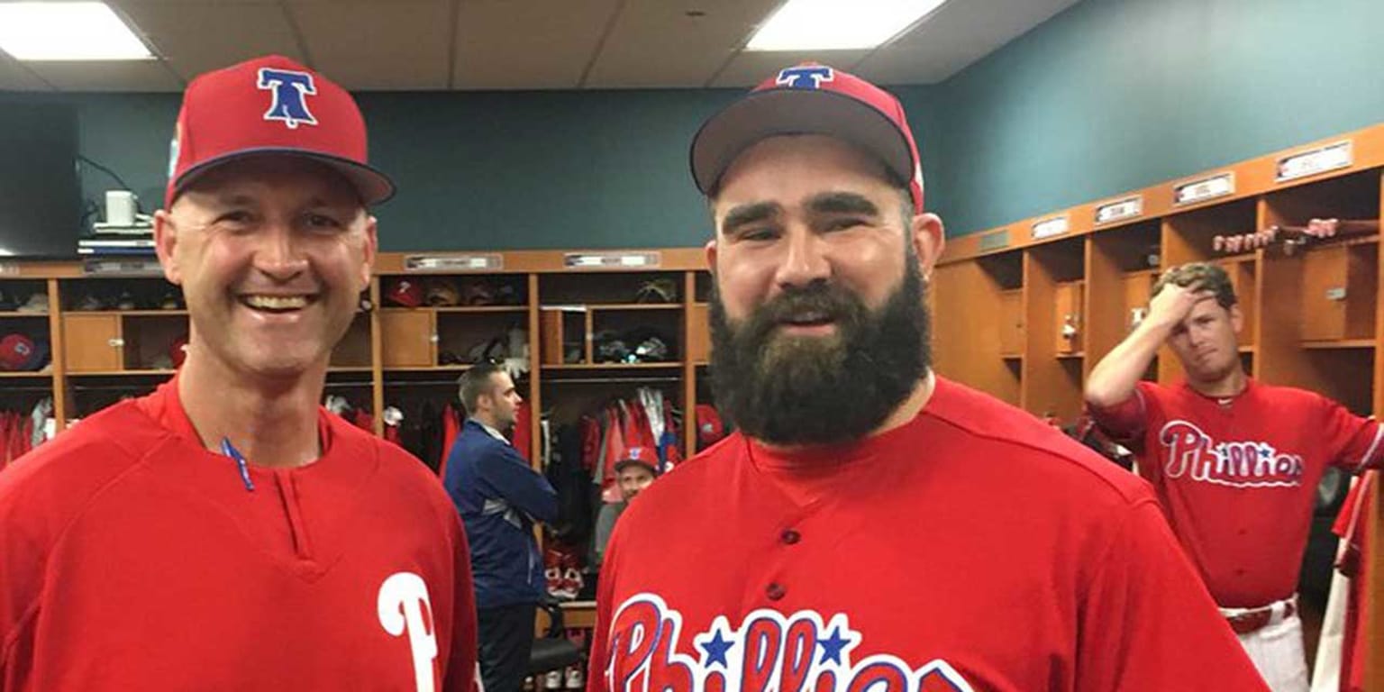 Eagles' Jason Kelce addresses Phillies