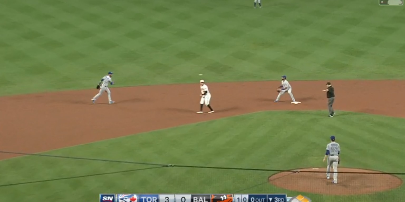 Blue Jays prospect Rowdy Tellez once caught a foul ball lying on