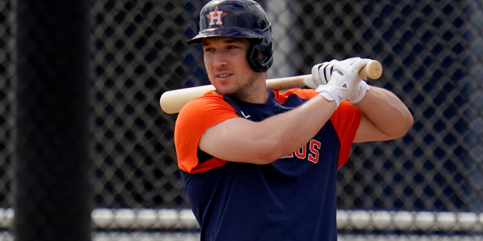 Alex Bregman becomes 7th Houston Astros player hit by pitch in 5 MLB spring  training games - ABC13 Houston