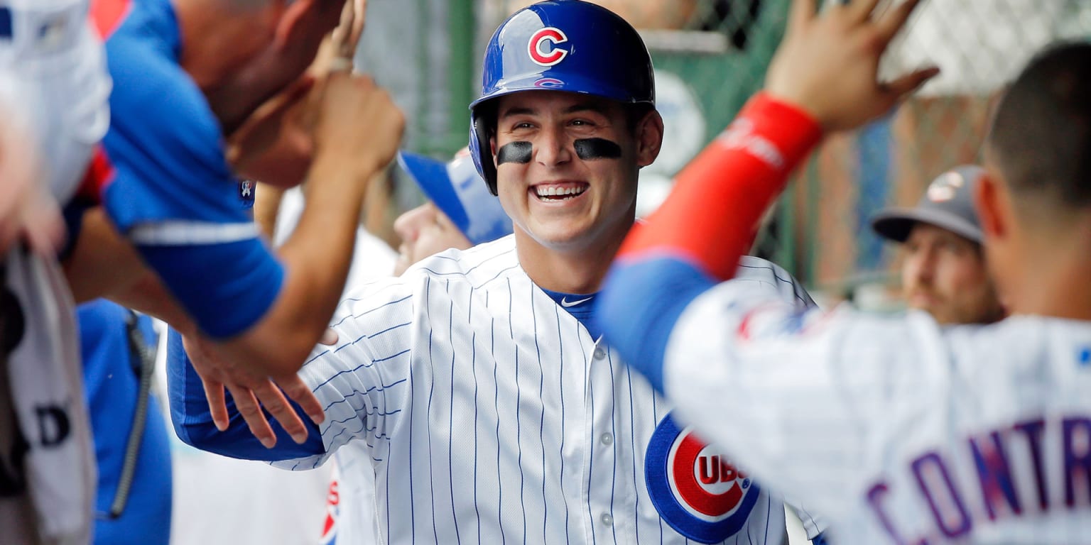 Rizzo leads new-look Cubs lineup past Crew.