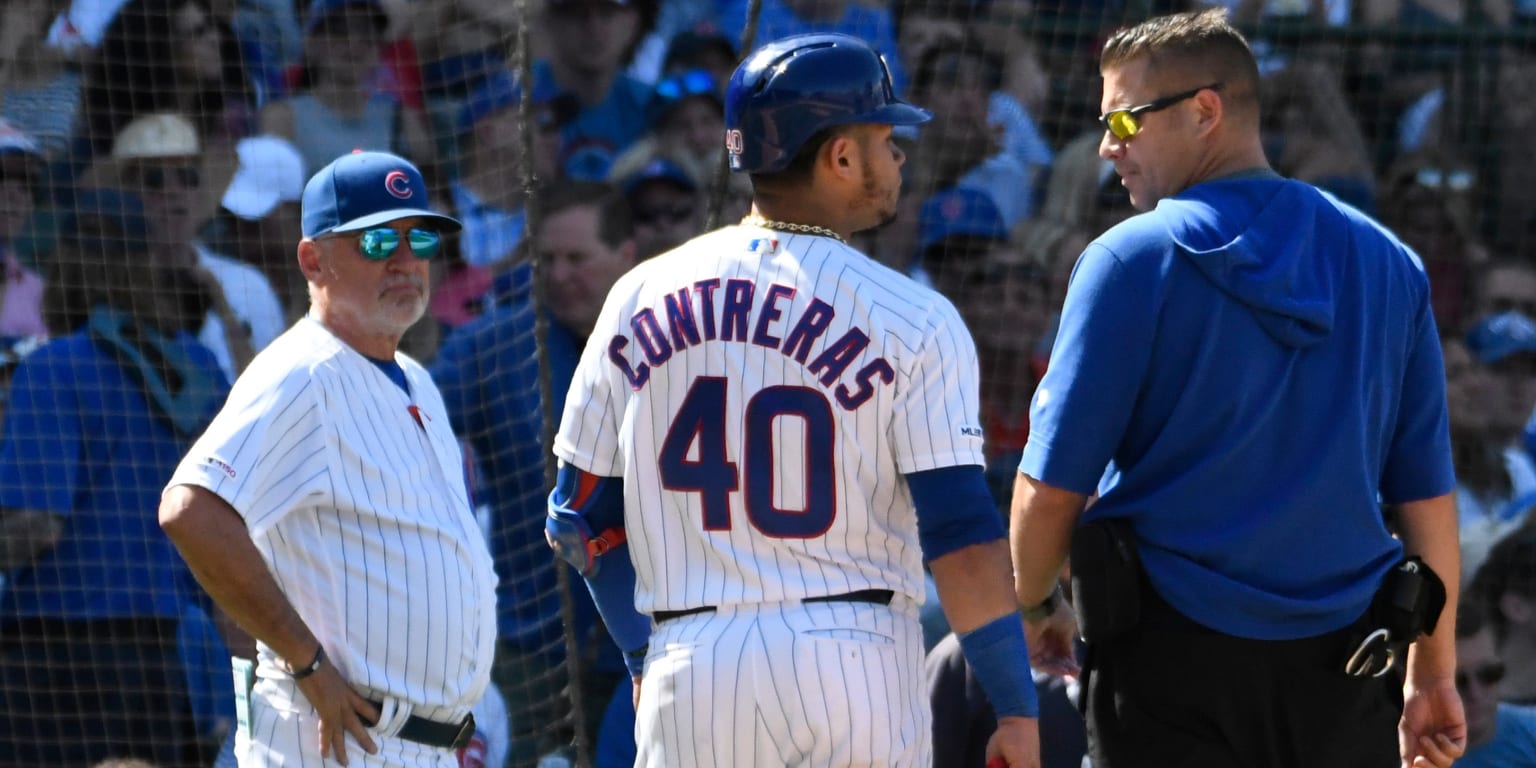 Cubs C Willson Contreras day to day with hamstring injury