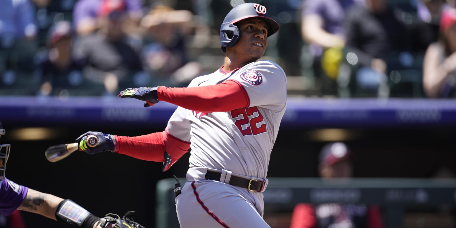 Juan Soto crushed a three-run home run  until it was robbed by