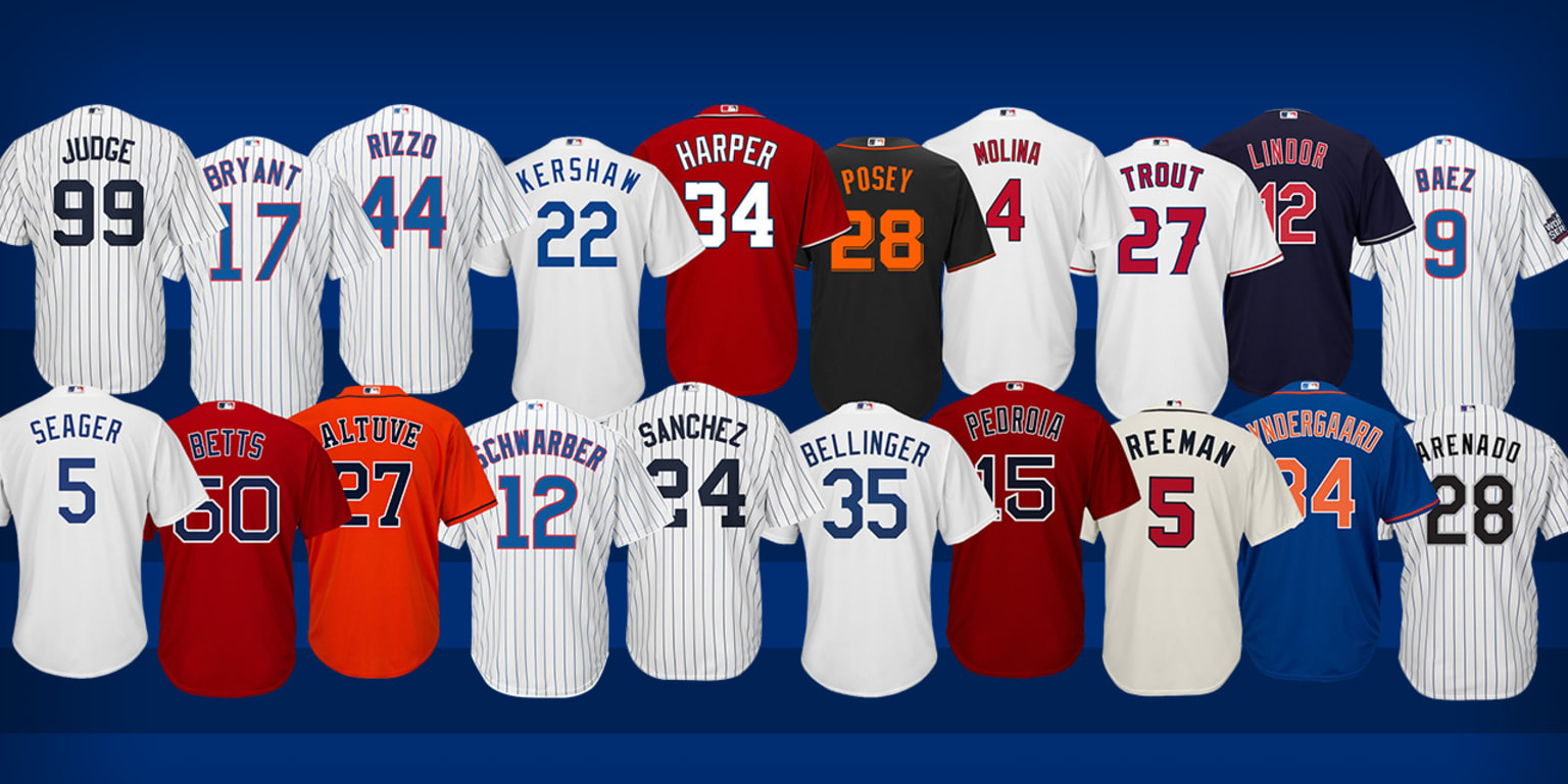 top baseball jersey sales 2022