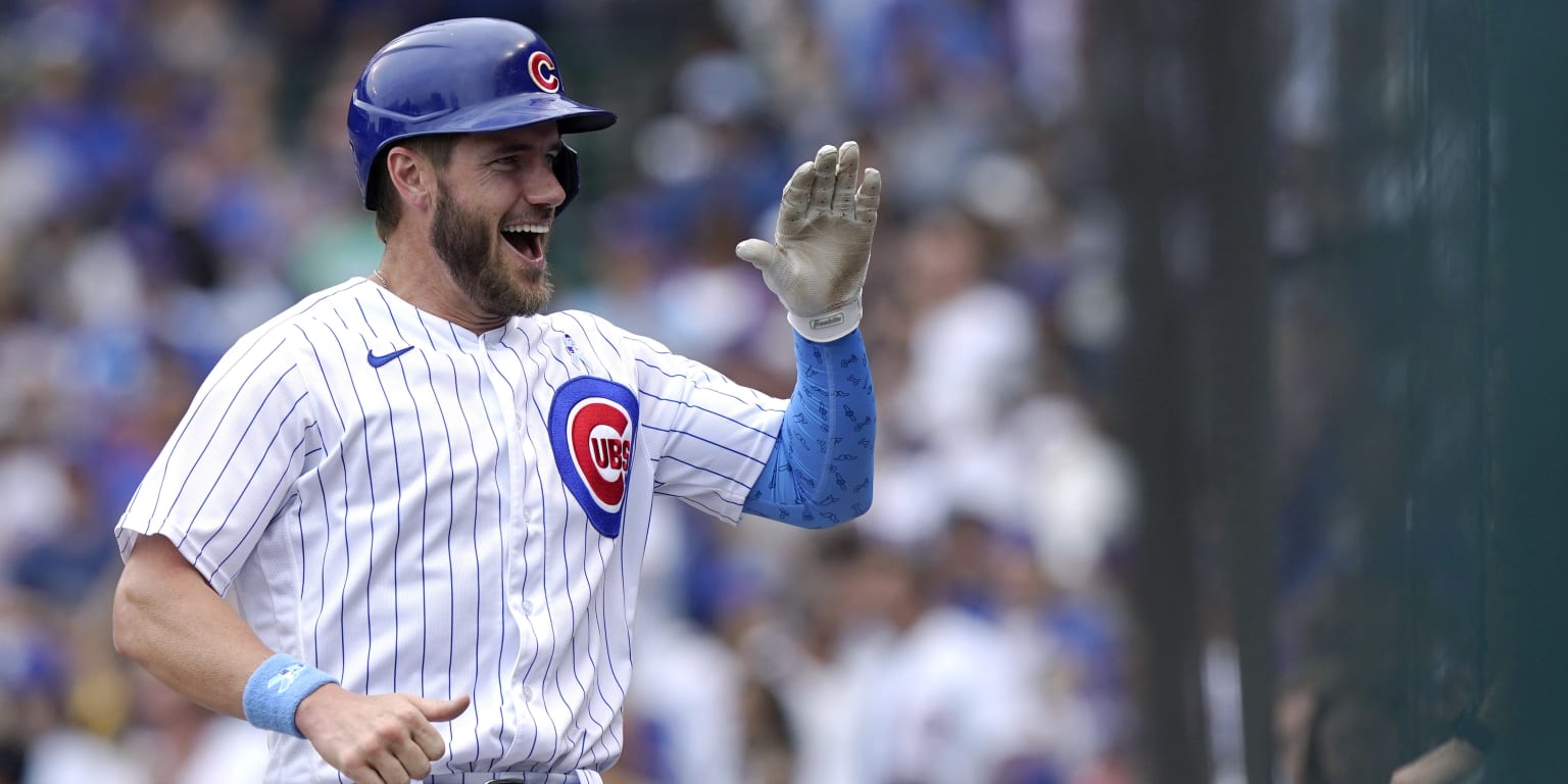 Patrick Wisdom Enjoying Moment With Cubs Slide - Marquee Sports