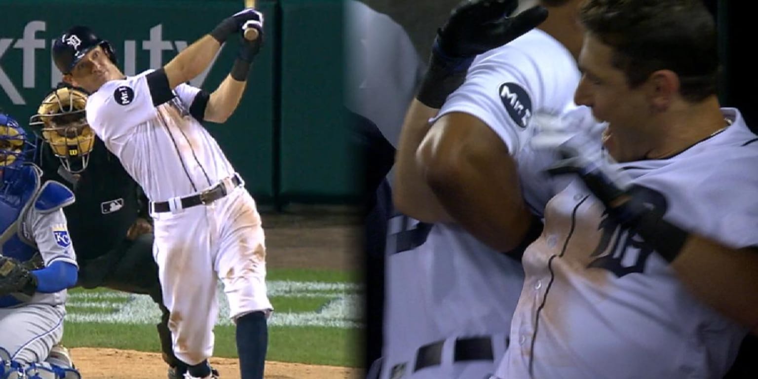 Ian Kinsler hit a homer, and celebrated by having a dugout hoedown with  Jeimer Candelario