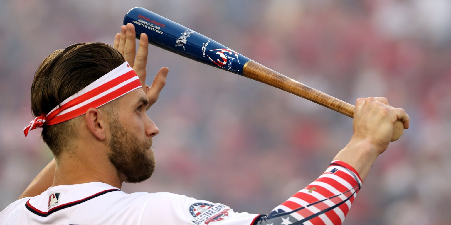 Bryce Harper showed up to the Home Run Derby with a D.C. headband and  amazing cleats