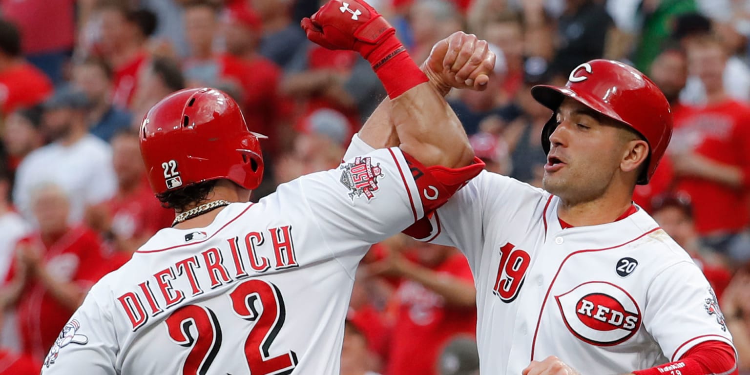 Why is Derek Dietrich hitting so many dingers for the Reds