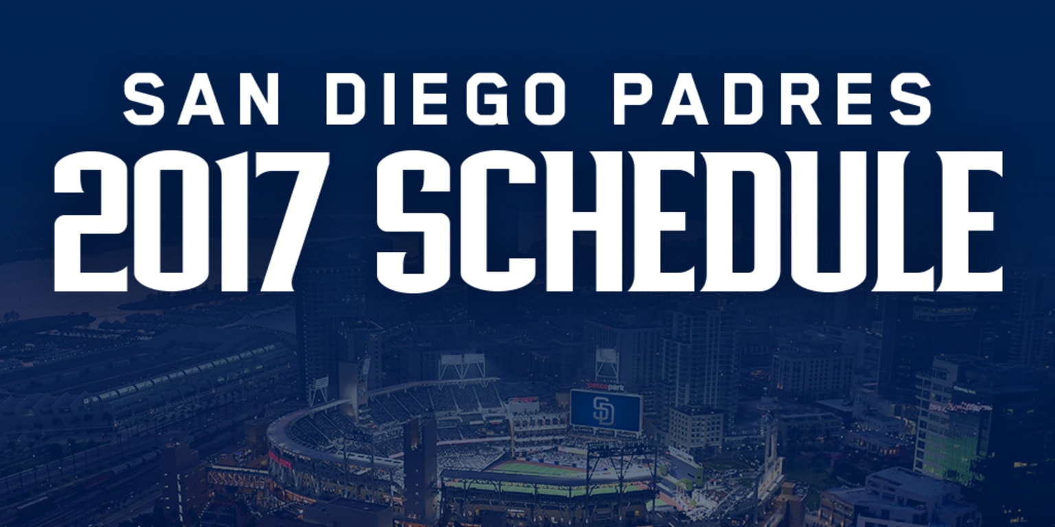 MLB releases 2017 San Diego Padres schedule