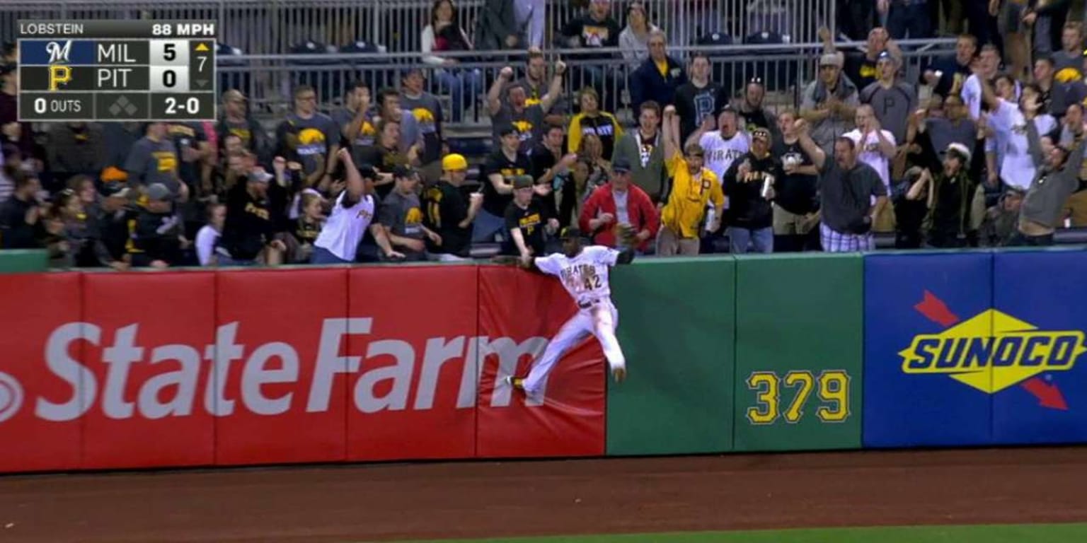 Starling Marte earned zero style points, but still robbed a home run