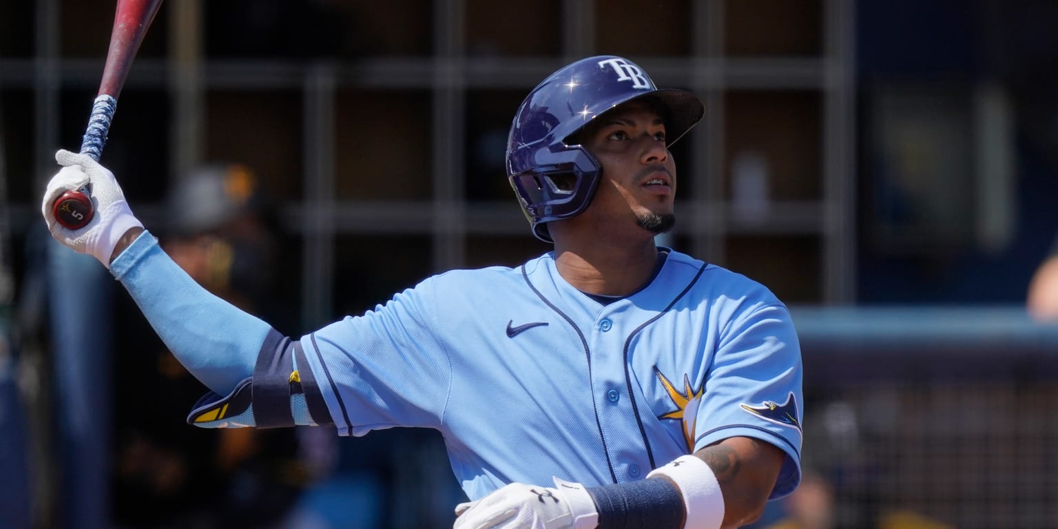 Rays' Wander Franco hit game-tying homer in first MLB game, and Twitter  loved it