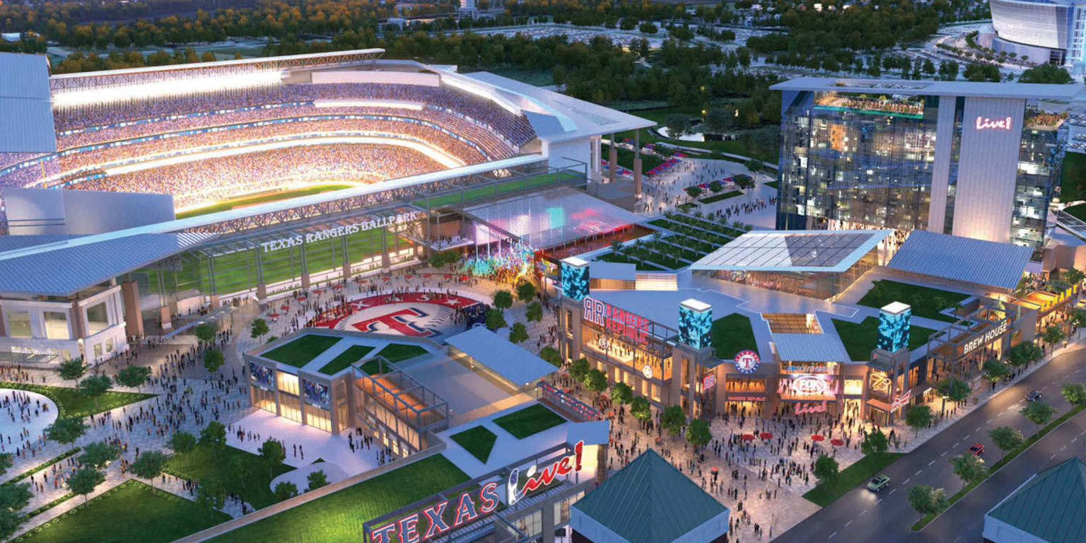 Rangers announce construction of Texas Live!