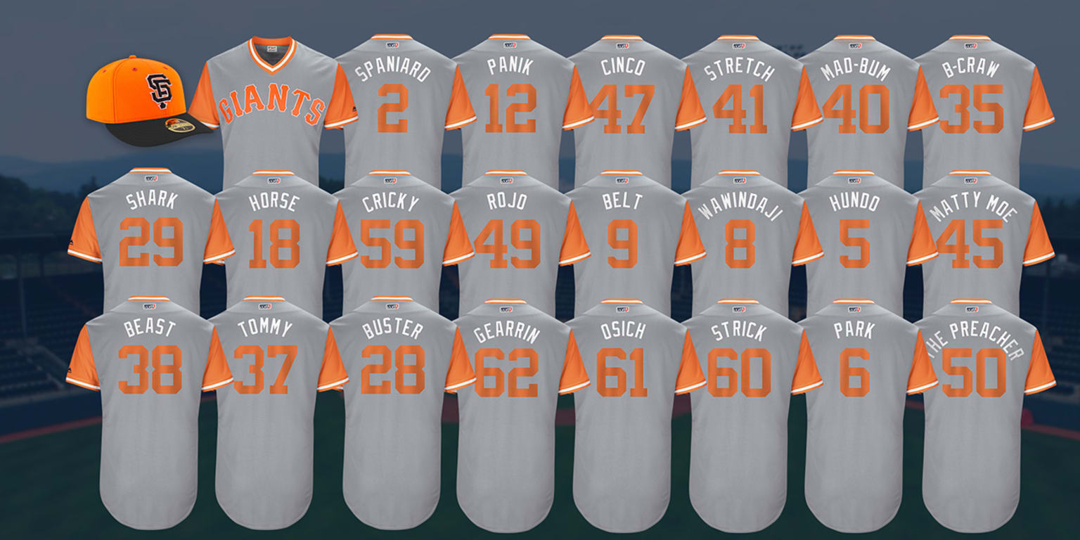 Giants to celebrate Players Weekend