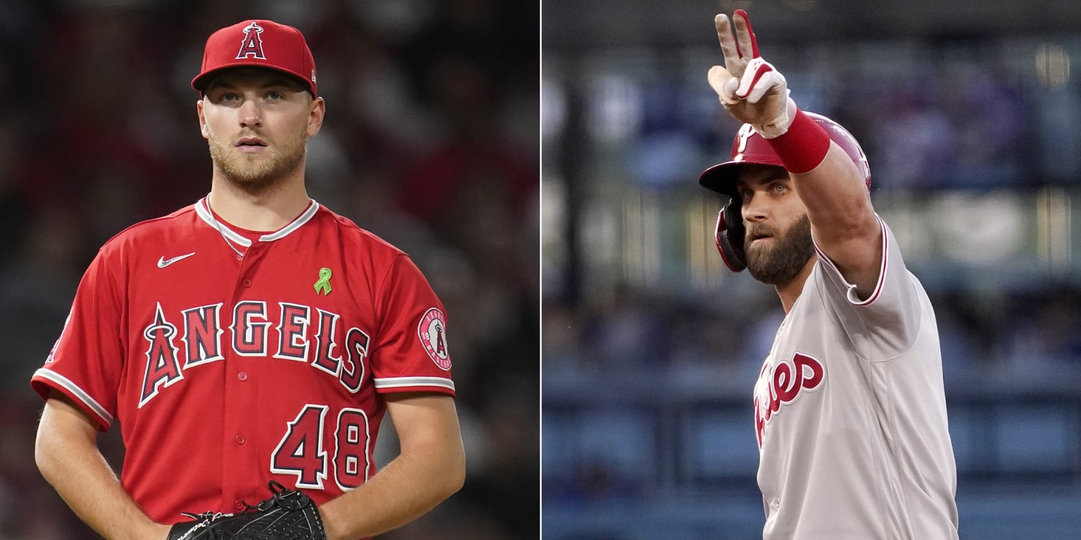 Reid Detmers, Bryce Harper named Players of Week