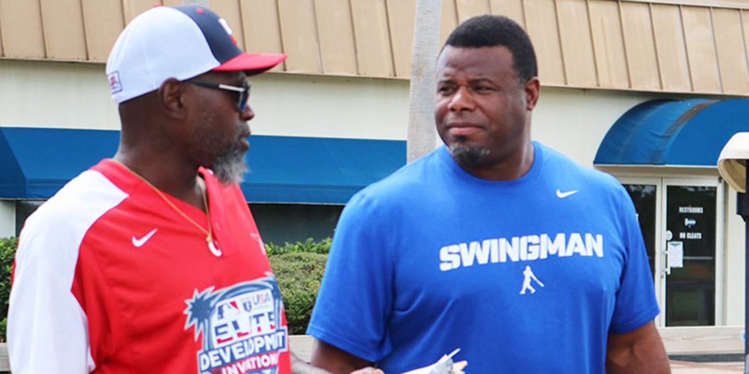 Ken Griffey Jr. former MLB player, at Historic Dodgertown