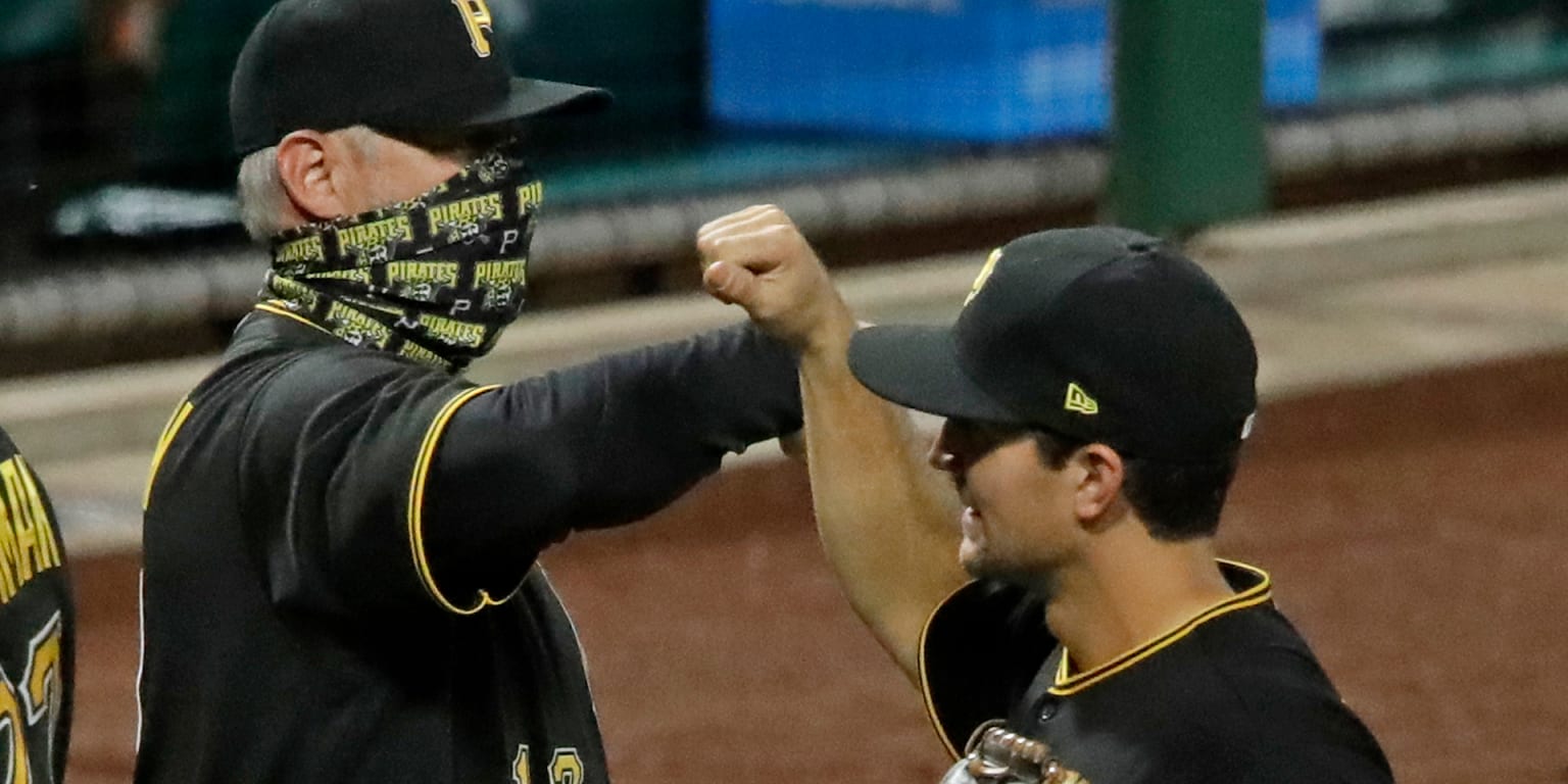 Pittsburgh Pirates' Adam Frazier walks off the field after a