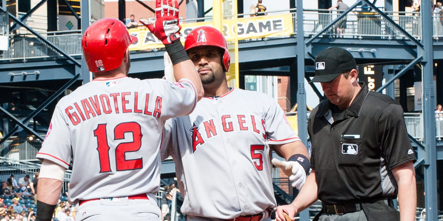 Albert Pujols had words with Gerrit Cole during Sunday's win - NBC