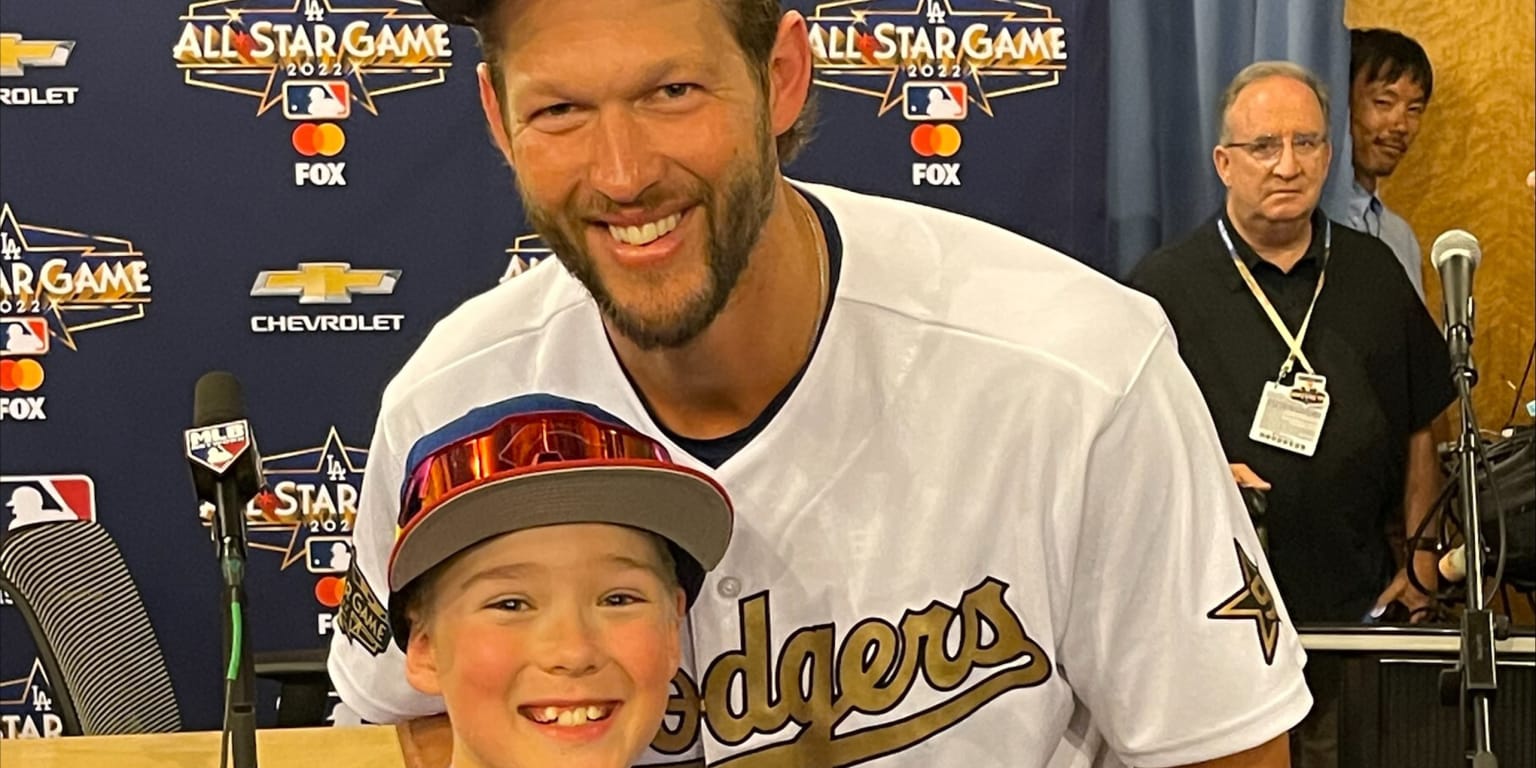 10-year-old fan lives out late grandfather's dream of meeting Clayton  Kershaw - CBS Los Angeles