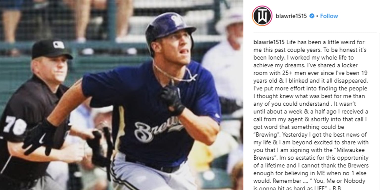 First-rounder Brett Lawrie announces return to Brewers organization