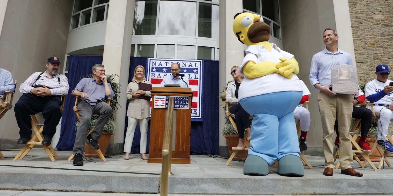 D'oh! Homer Simpson is headed to Baseball's Hall of Fame