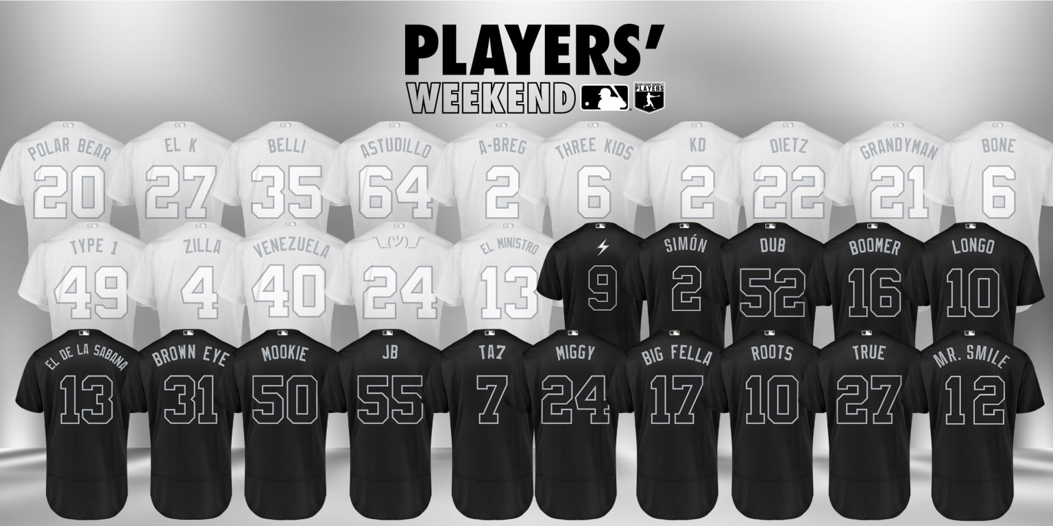 Colorado Rockies Players' Weekend nicknames
