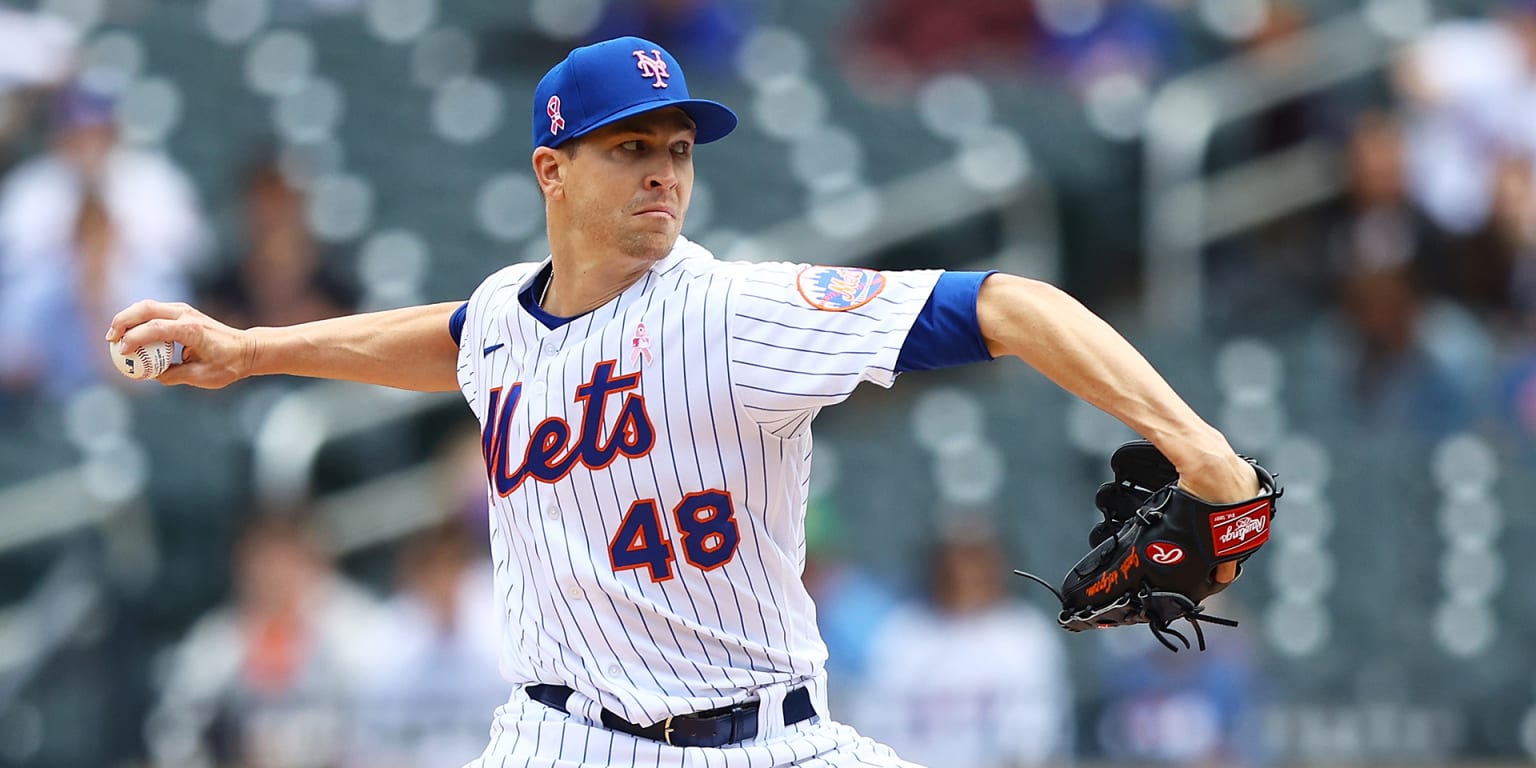 Mets' Jacob deGrom playing catch, no date on his return